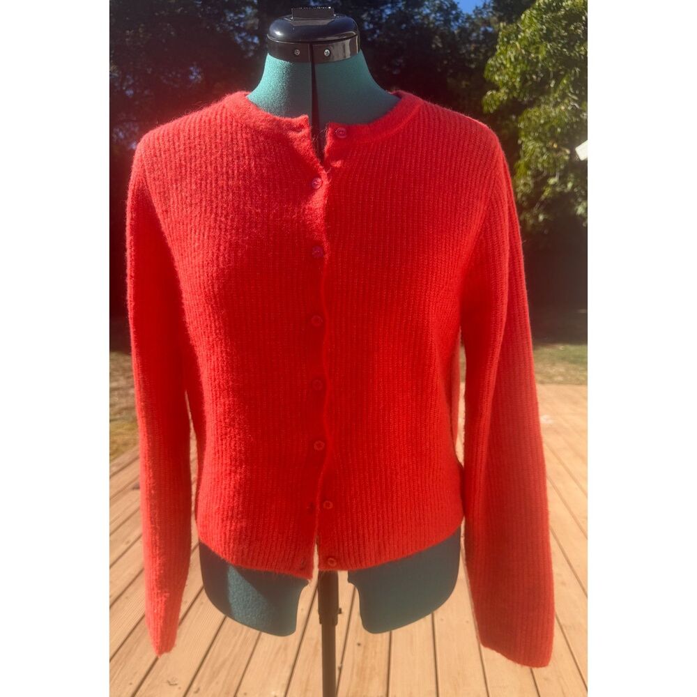 Z Supply Fuzzy Medina Rib Cardigan – Red – Size Small